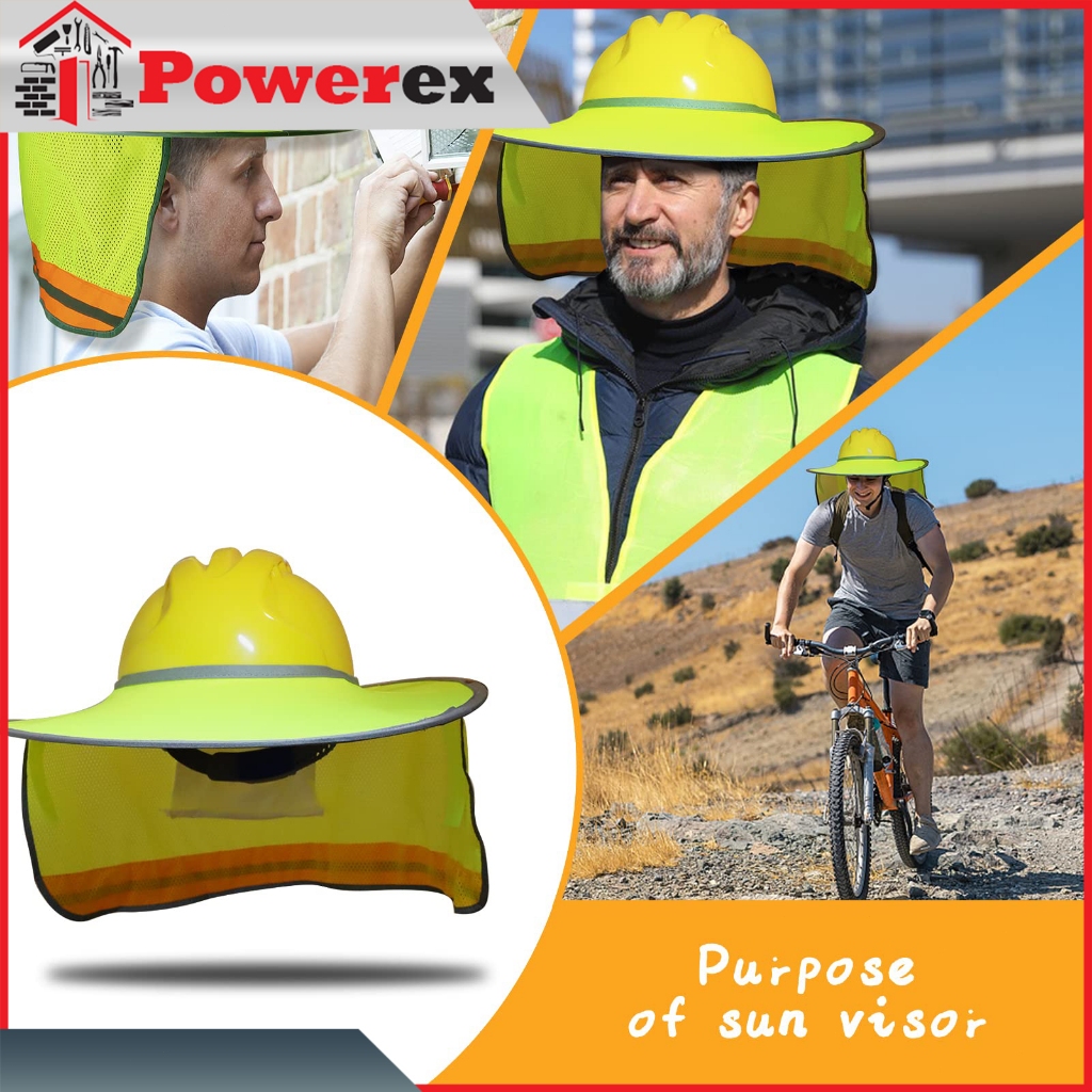 EvridWear Hard Hat Sun Shade Full Brim, Hard Hat Accessories with