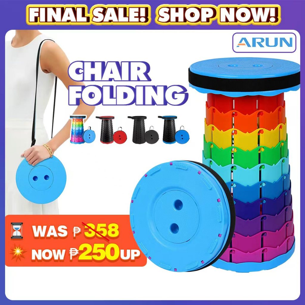Retractable Chair Folding Portable Outdoor Camping Fishing Travel Space ...