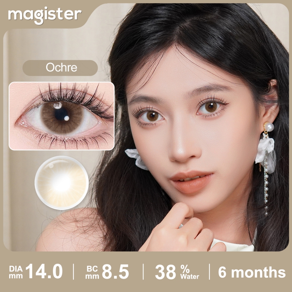 Magister Ochre Contact Lenses Queen Natural Colored Contacts Eye ...