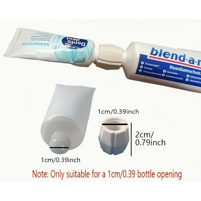 New Easy portable paste, toothpaste, cream adapter for easy tube refill ...