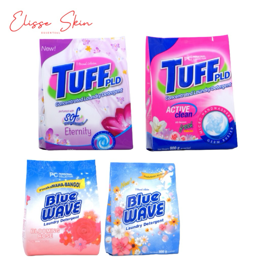 TUFF PLD AND BLUE WAVE POWDER LAUNDRY DETERGENT 800g | Shopee Philippines