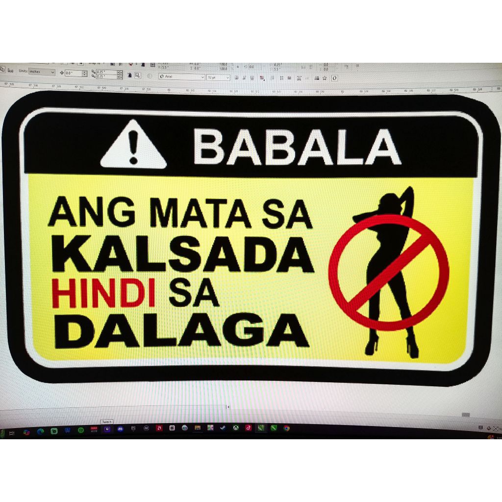 BaBALA STICKER DECALS NO FADE | Shopee Philippines