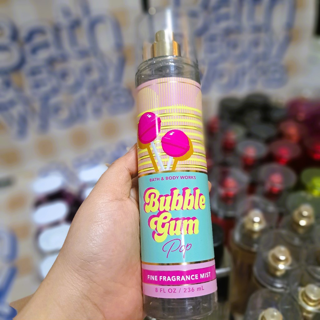 Original Bath & Body Works USA Bubble Gum Pop Fine Fragrance Mist ...