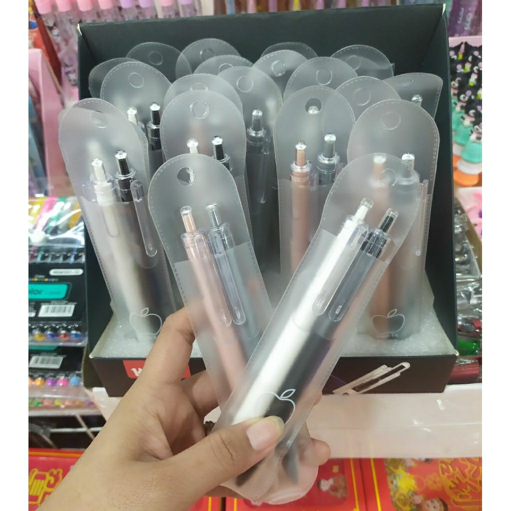 KapCat 2-1 IPEN GEL PEN Rectractable Pen 0.5mm | Shopee Philippines
