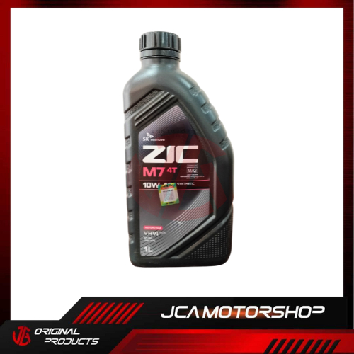 ORIGINAL ZIC ENGINE OIL M7 10W-40 1L SYNTHETIC (SCOOTER) | Shopee ...