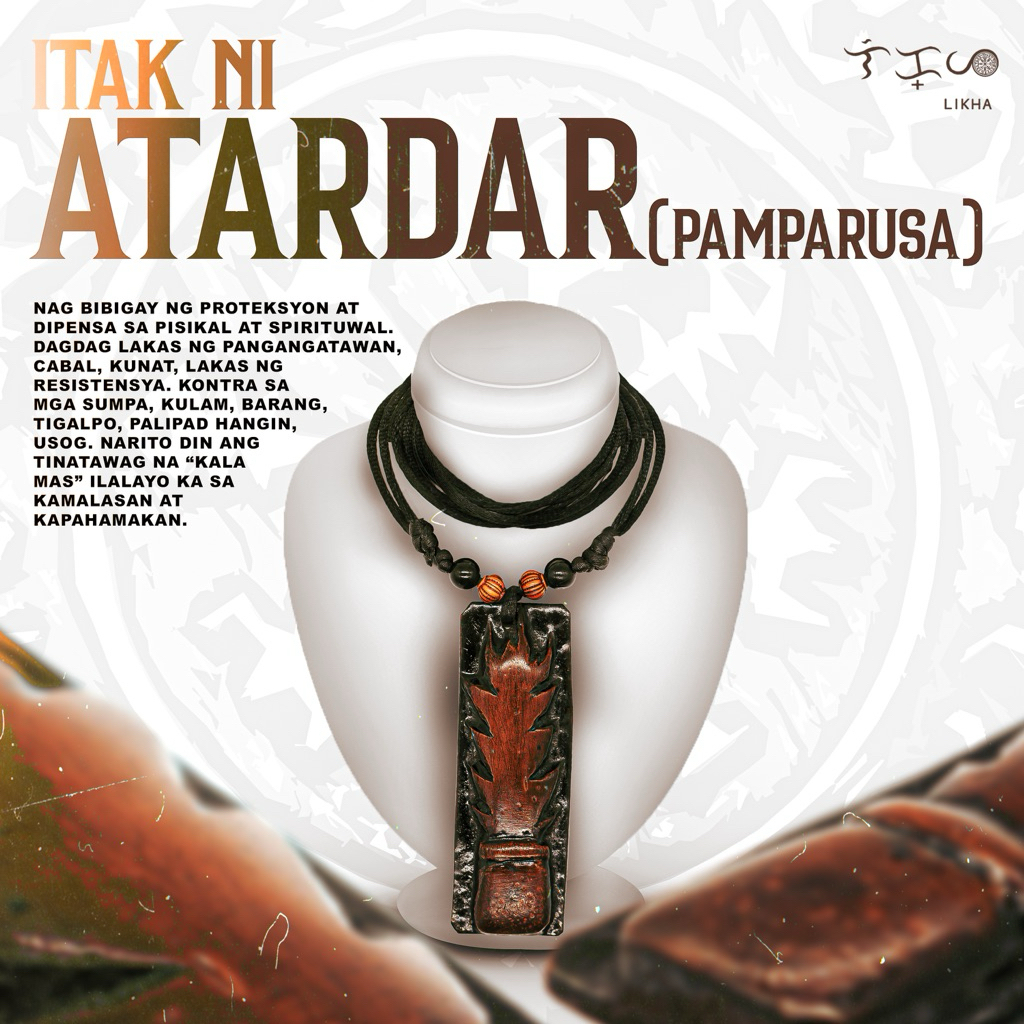 Itak Ni Atardar Ethnic Curve Necklace with Wooden Lightning Bolt and ...