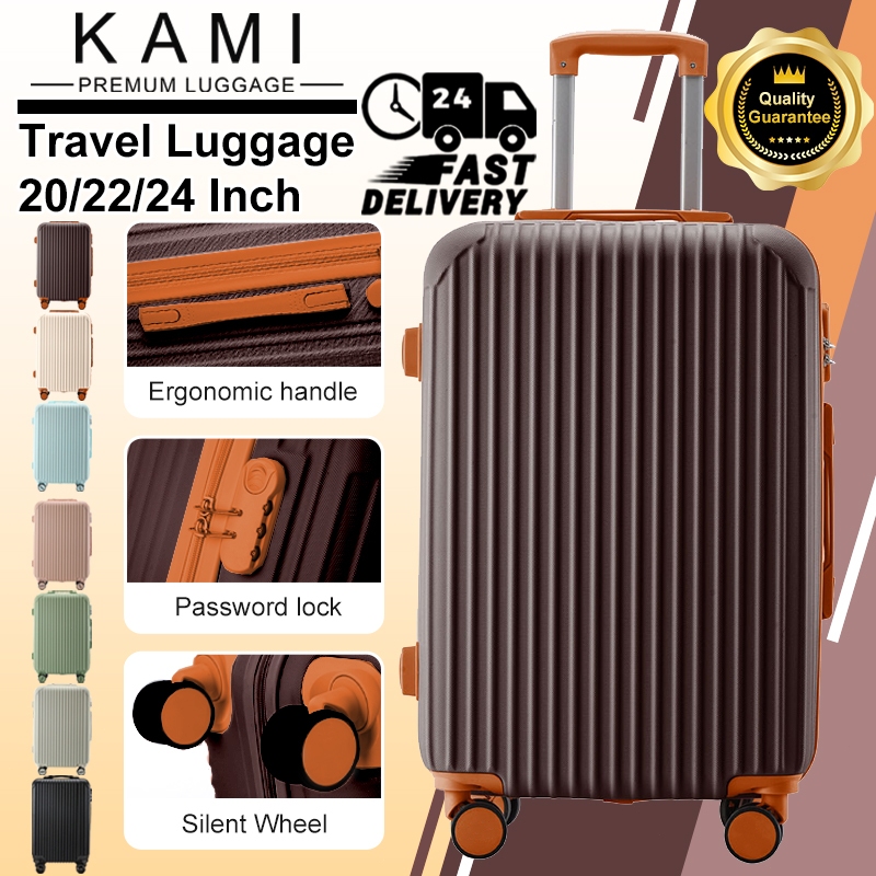 KAMI 20/22/24 Inch Luggage Bag Hard Case Waterproof Lightweight ...