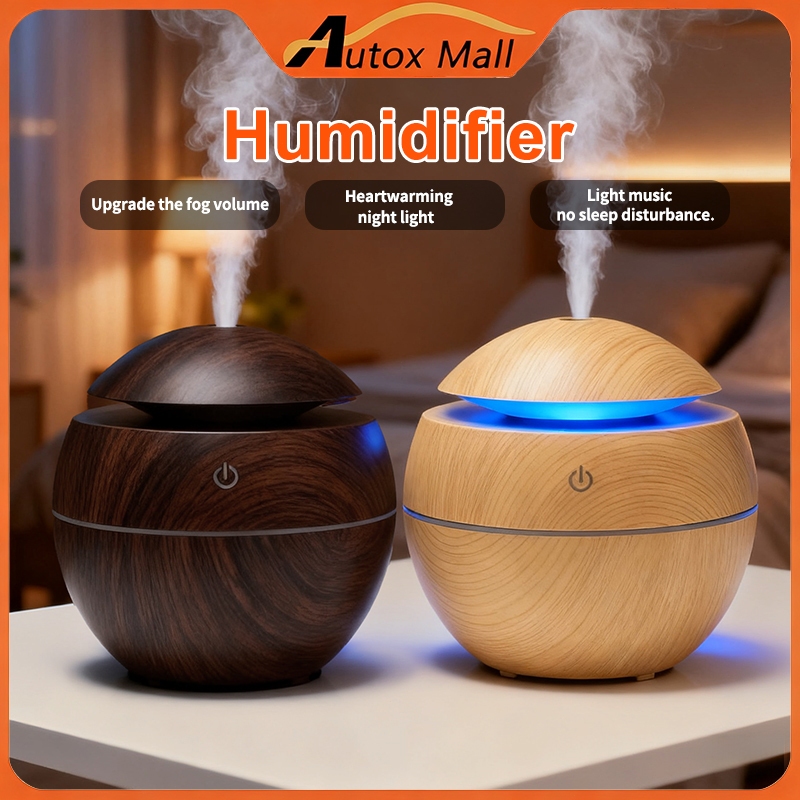 Autox Mushroom-Shaped Humidifier Air Purifier For Room LED Humidifier ...