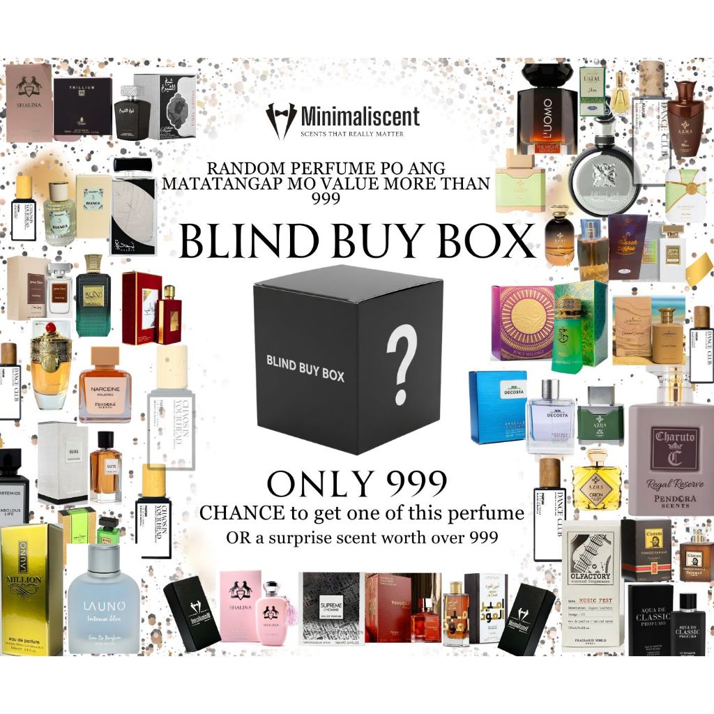 BLIND BUY BOX PERFUME SURPRISE (RANDOM PERFUME PO ANG MATATANGAP MO ...