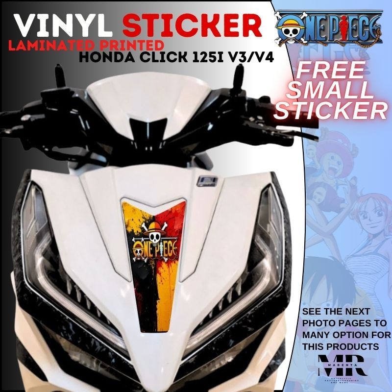 HONDA CLICK 125i V3/V4 WATER/DUST PROOF (ONE PIECE) LAMINATED PRINTED ...