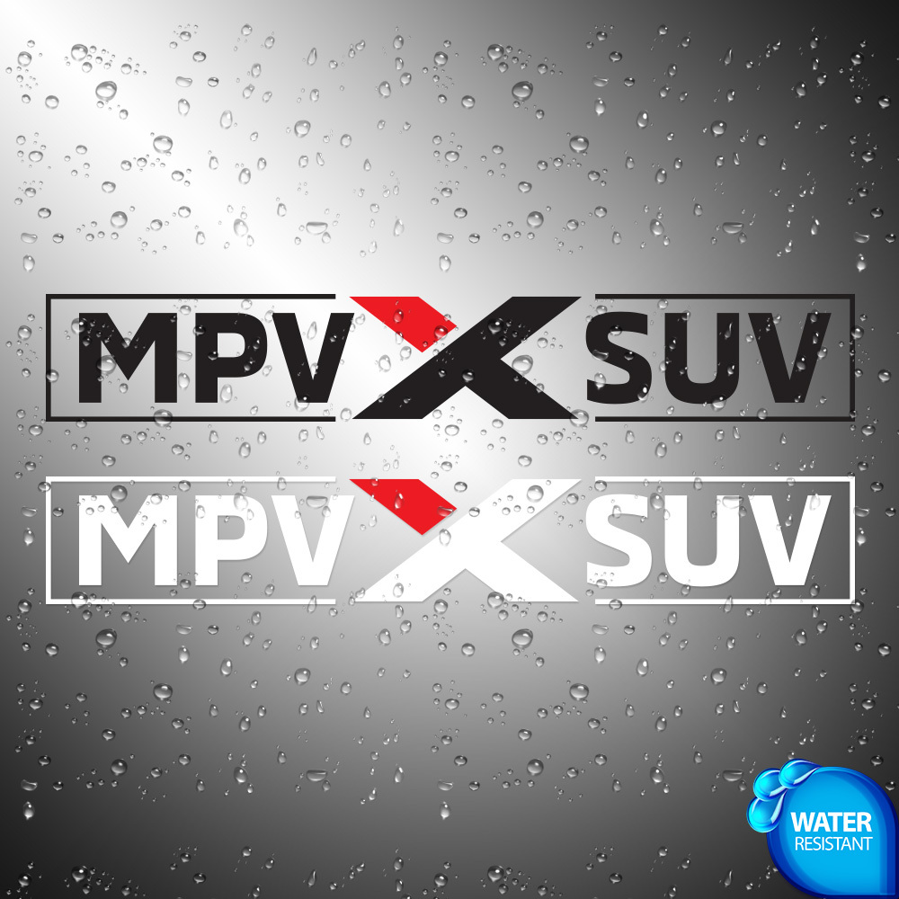 Mitsubishi XPANDER Crossover Sticker | Dual Colors Decals | Vinyl ...