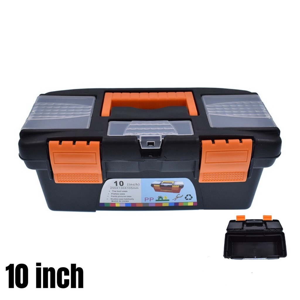 Heavy Duty 10-Inch Toolbox Versatile Storage Organizer | Shopee Philippines