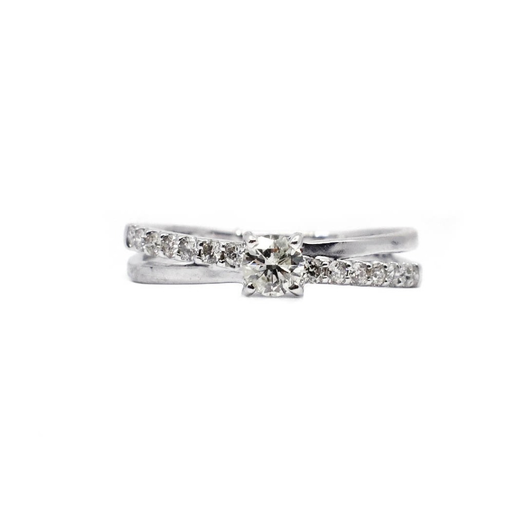 PT Platinum Made White Gold Lady Ring With Diamonds EL25-X01568 ...