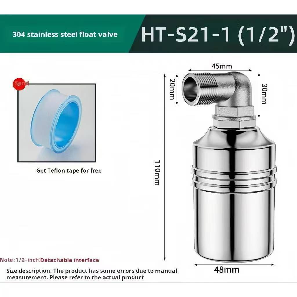 304 Stainless Steel Float Valve Automatic Water Level Control Valve ...