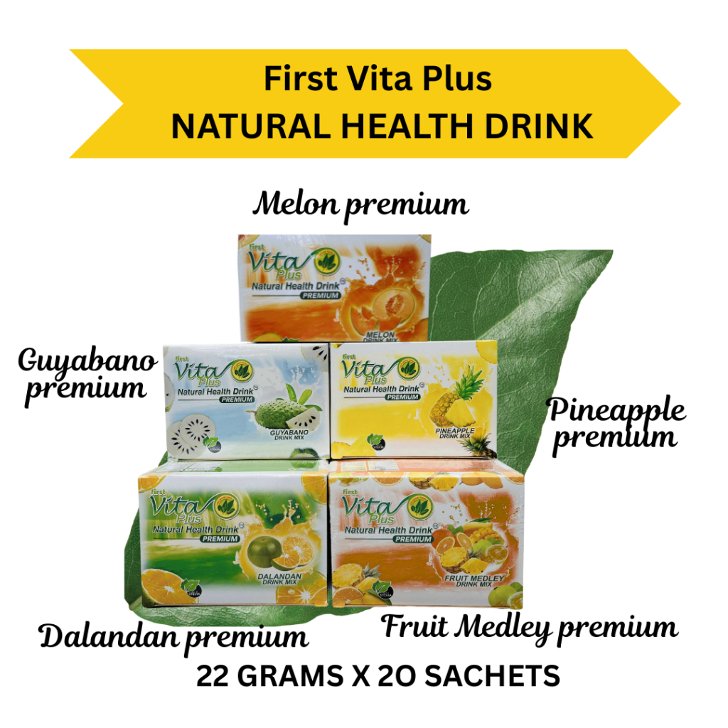 FIRST VITA PLUS PREMIUM LINE NATURAL HEALTH DRINK MIX | Shopee Philippines