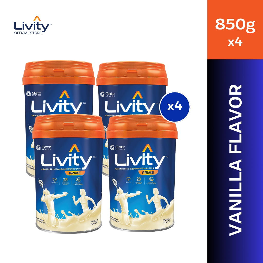 LIVITY PRIME FAMILY PACK - Adult Nutritional Supplement Powder Drink ...