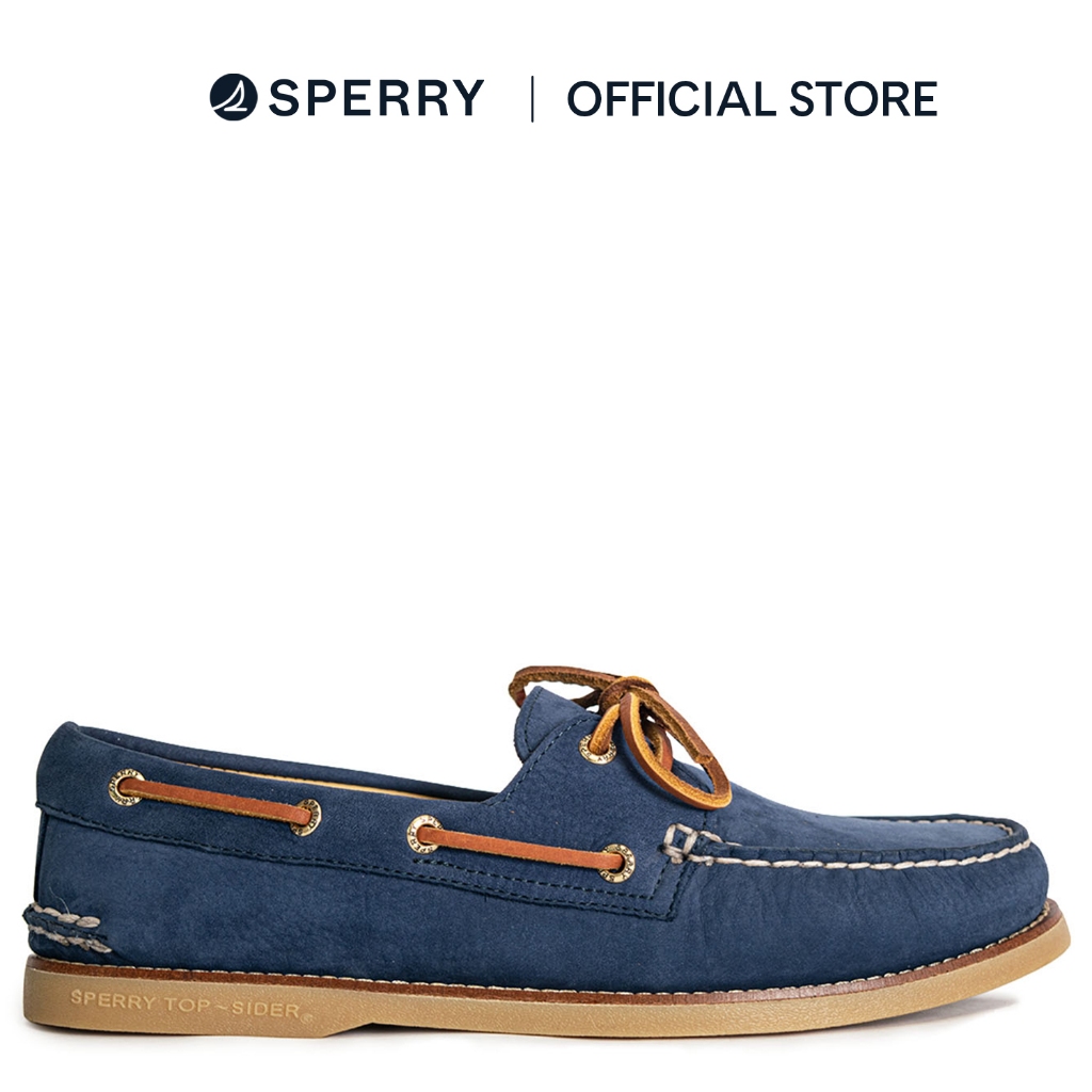 Mocassino Uomo Sperry Billfish – Nubuck Blu Navy, 45 EU, Scarpa Da Barca Moderna Con Allacciatura 360° - 3
