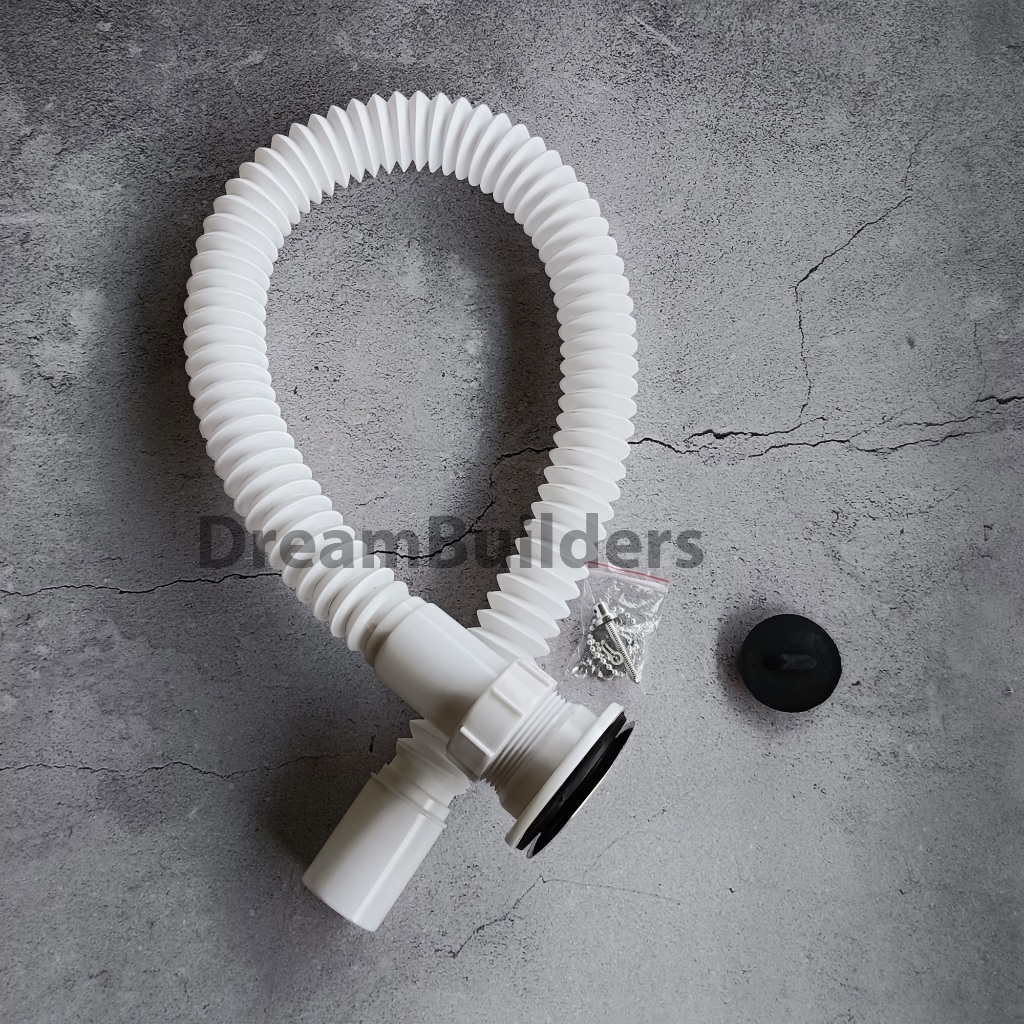 Kitchen Sink Hose Flexible Drain Pipe/ Length 40cm/50cm Hose Drain ...
