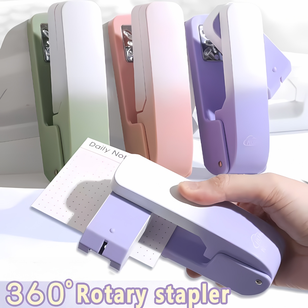 360 Stapler Rotation Heavy Duty Stapler Compatible Effortless Long ...
