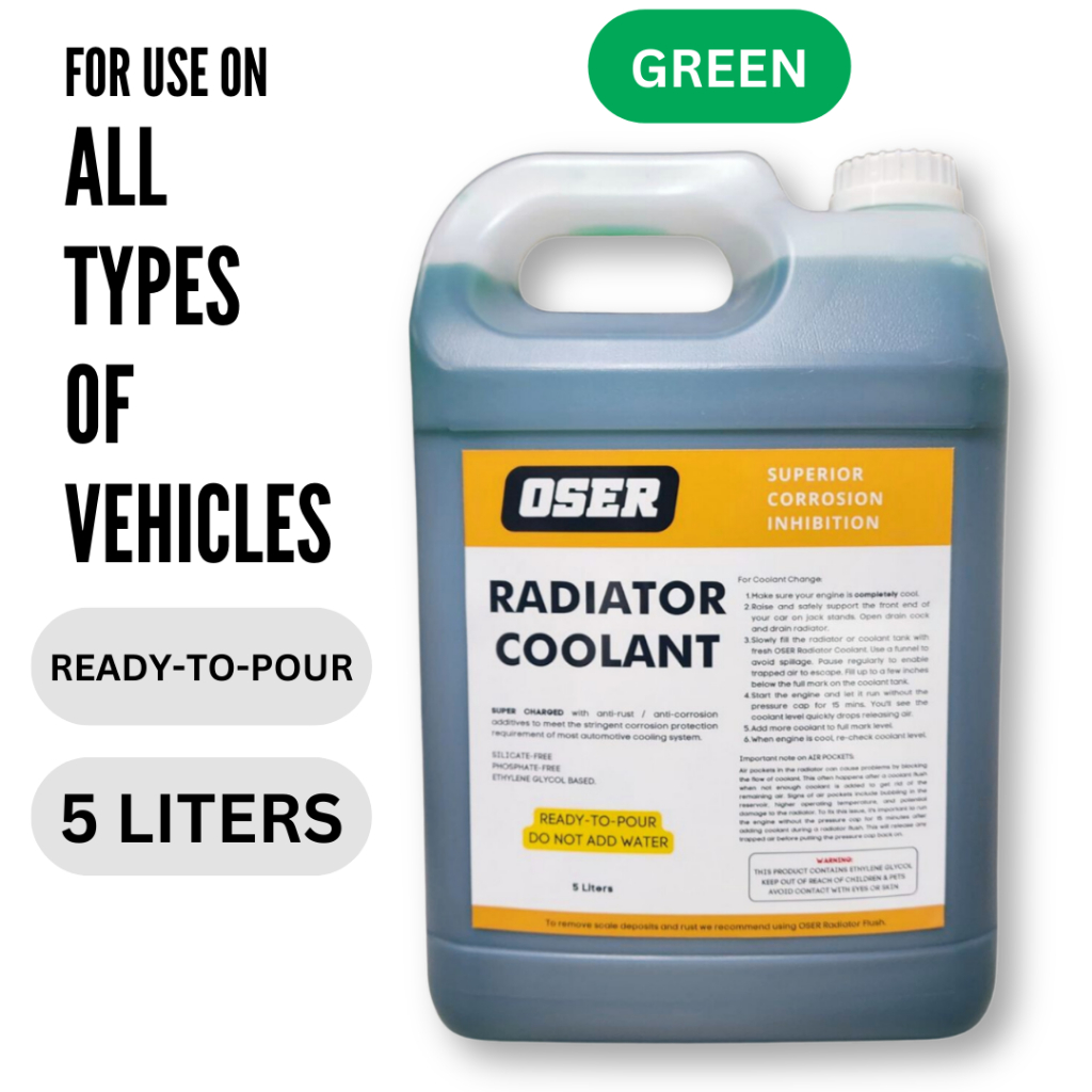 OSER Green Radiator Coolant –Long‑Life Anti‑Rust Engine Coolant for ...
