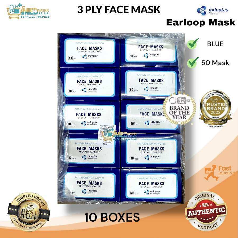 (5 Boxes I 10 Boxes) 3- Ply Surgical Face Mask- Disposable | Medical ...