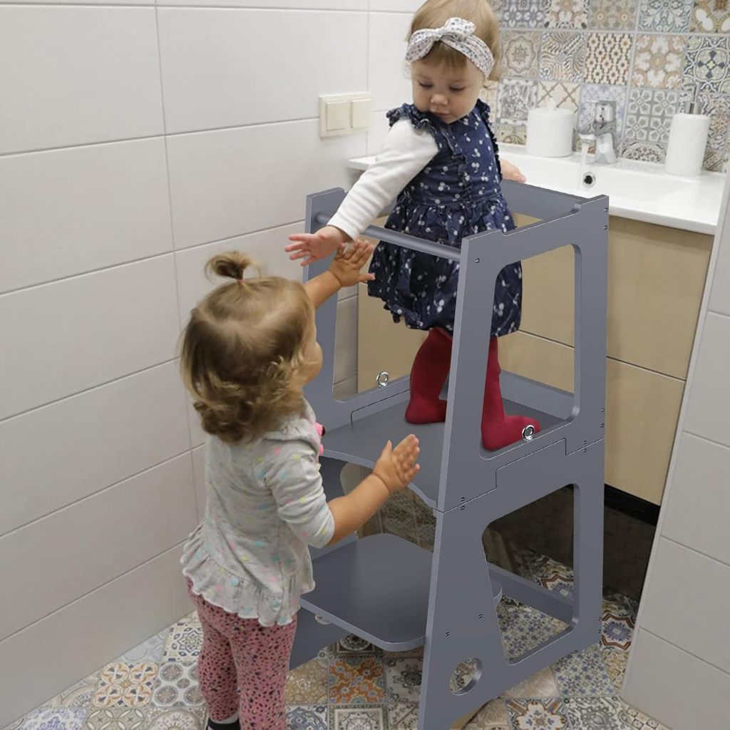 Kitchen Step Stool for Toddlers Learning Tower Montessori Baby Height ...