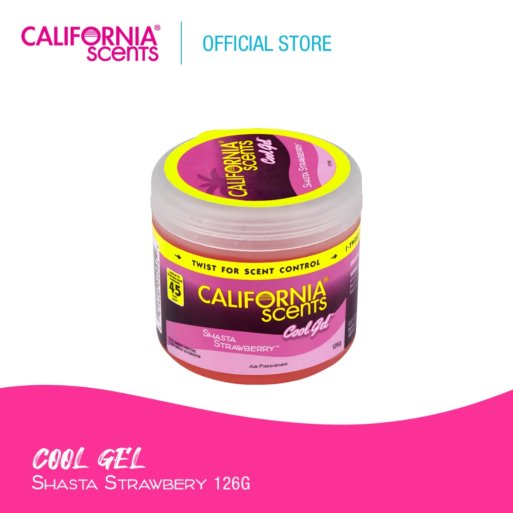 California Scents Cool Gel Shasta Strawberry 126g. | Shopee Philippines