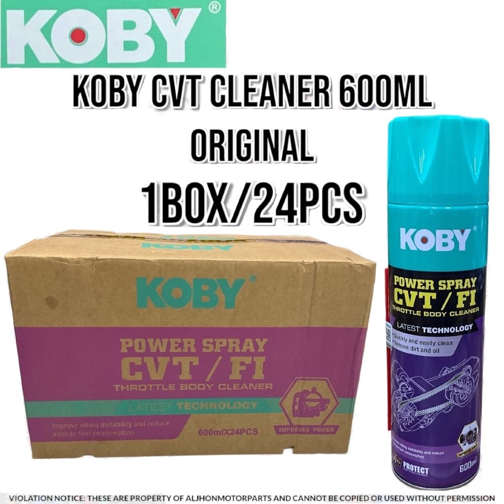 KOBY CVT/FI THROTTLE BODY CLEANER 1BOX/24PCS 600ML | Shopee Philippines