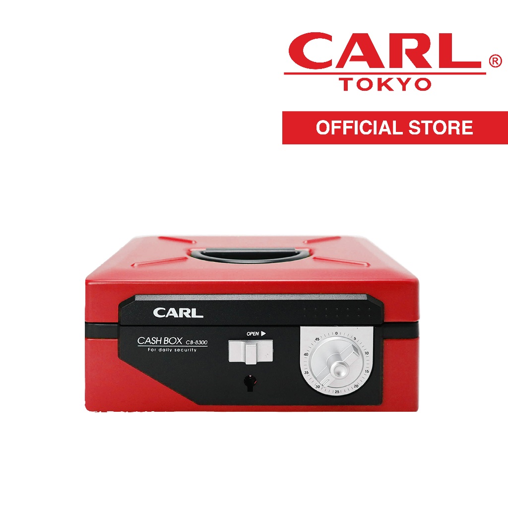 CARL Cash Box With Dual Lock (Cylinder and Dial lock) | Sloped Coin ...
