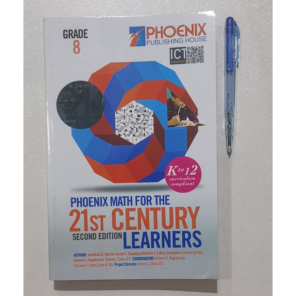 Mathematics book * Grade 8 PHOENIX MATH FOR THE 21st CENTURY LEARNERS ...