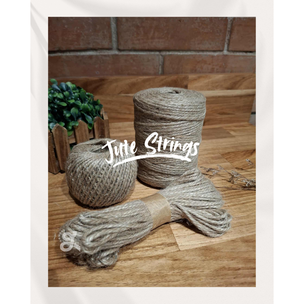 Rustic Native Jute Strings 20m for Gift Wrapping, Tags & Crafts ...