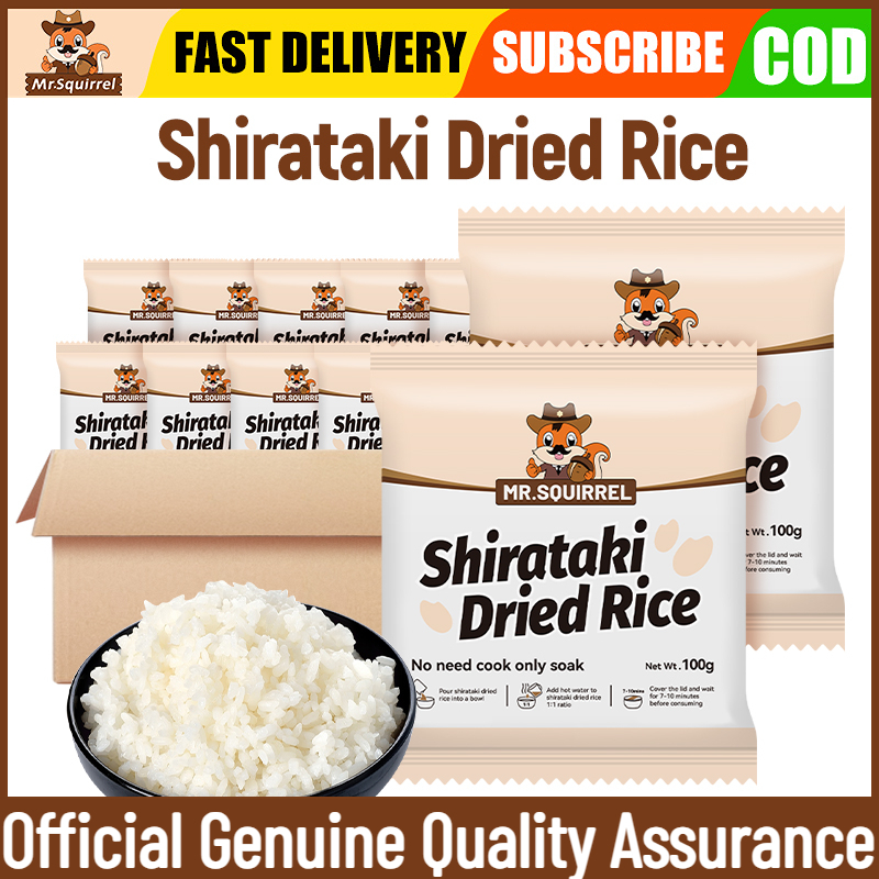 Mr.Squirre Healthy Rice low Carb Rice Dry Dried Shirataki Rice Konjac ...
