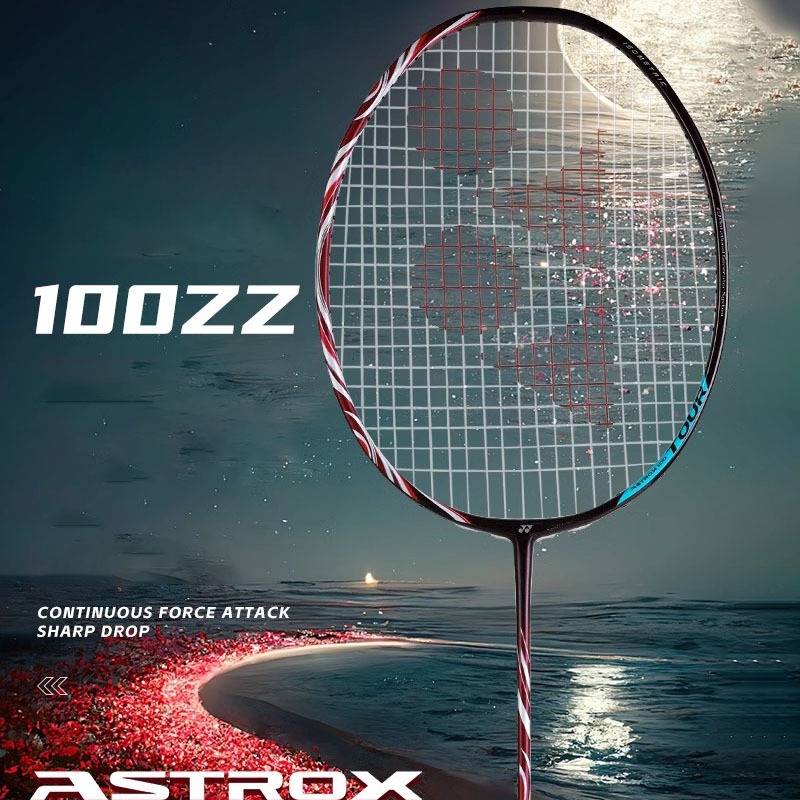 Yonex ASTROX 100ZZ Kurenai Badminton Racket Full Carbon Single 4U 83g ...