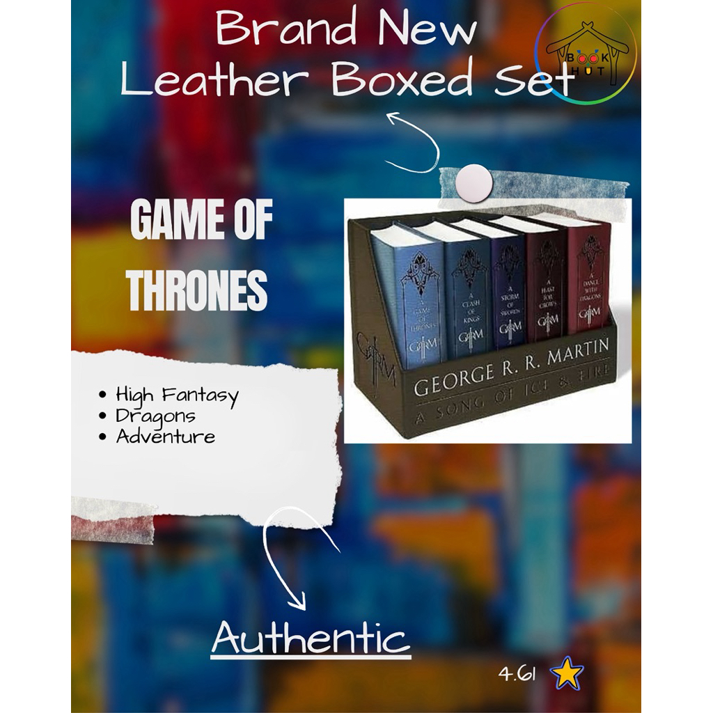 Game of Thrones Leather Boxed Set - George R. R. Martin | Shopee ...