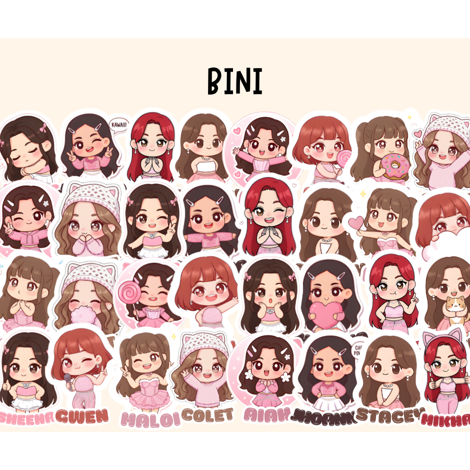 Shop bini stickers for Sale on Shopee Philippines