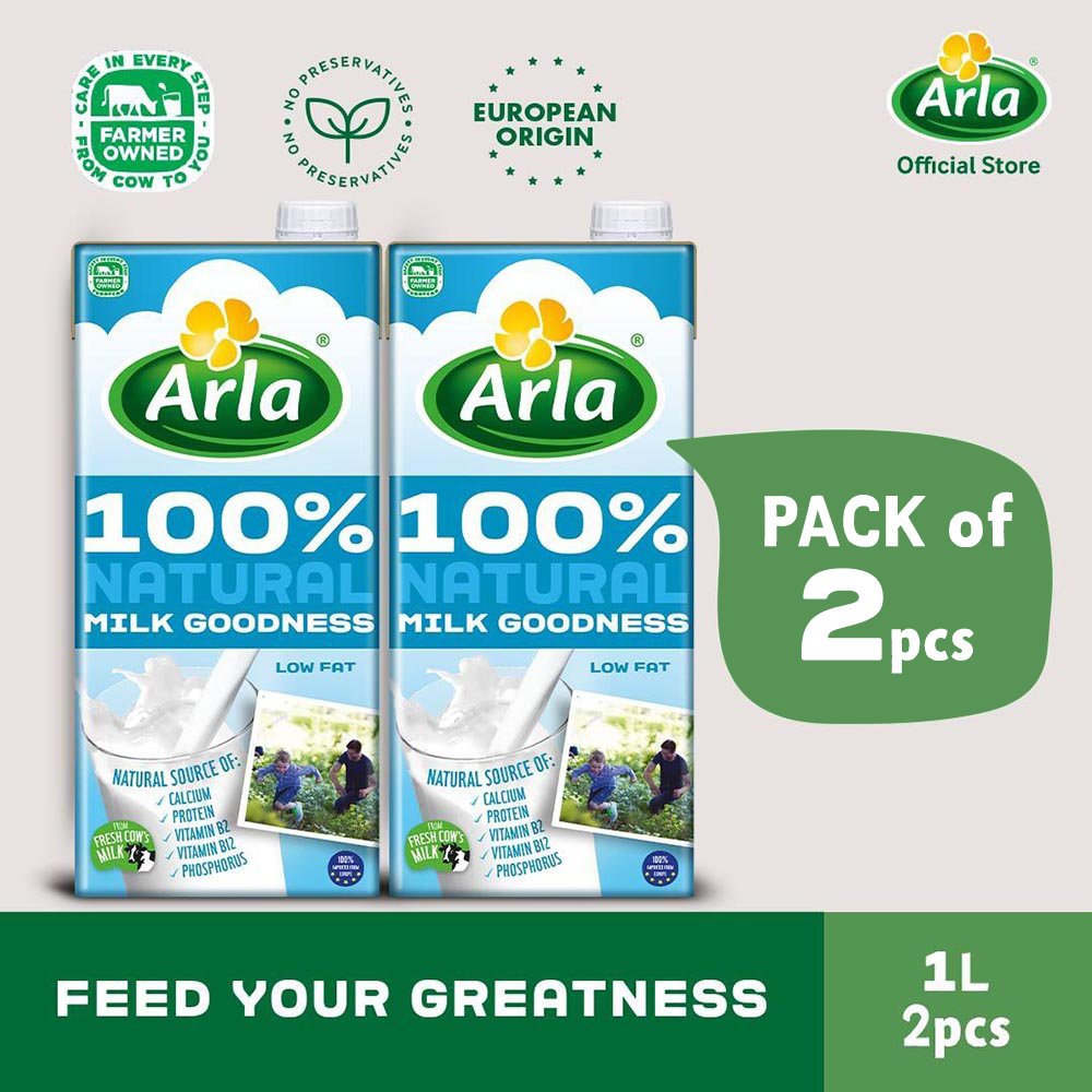 Arla Low Fat Milk 1L 2-Pack | Shopee Philippines