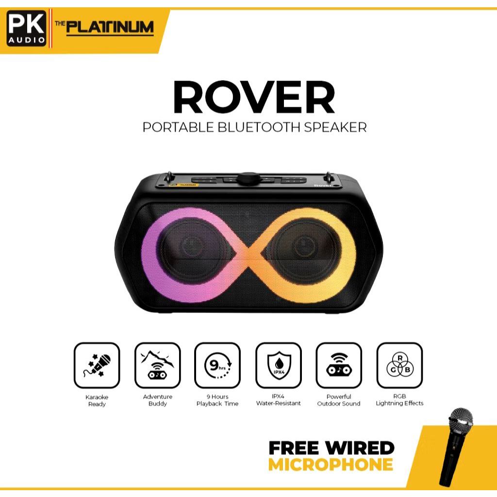 Platinum Rover Portable Speaker with Wired Microphone | Shopee Philippines