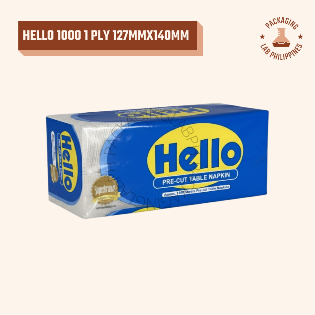 Pre-cut Table Napkin 1 Ply 127mmx140mm Ordinary Tissue Paper Affordable ...