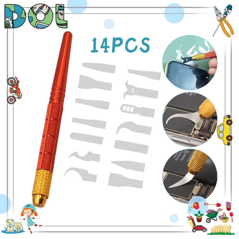 14PCS CPU Removal Tool Set CPU Edge Removal Tool Remover Phone Repair ...