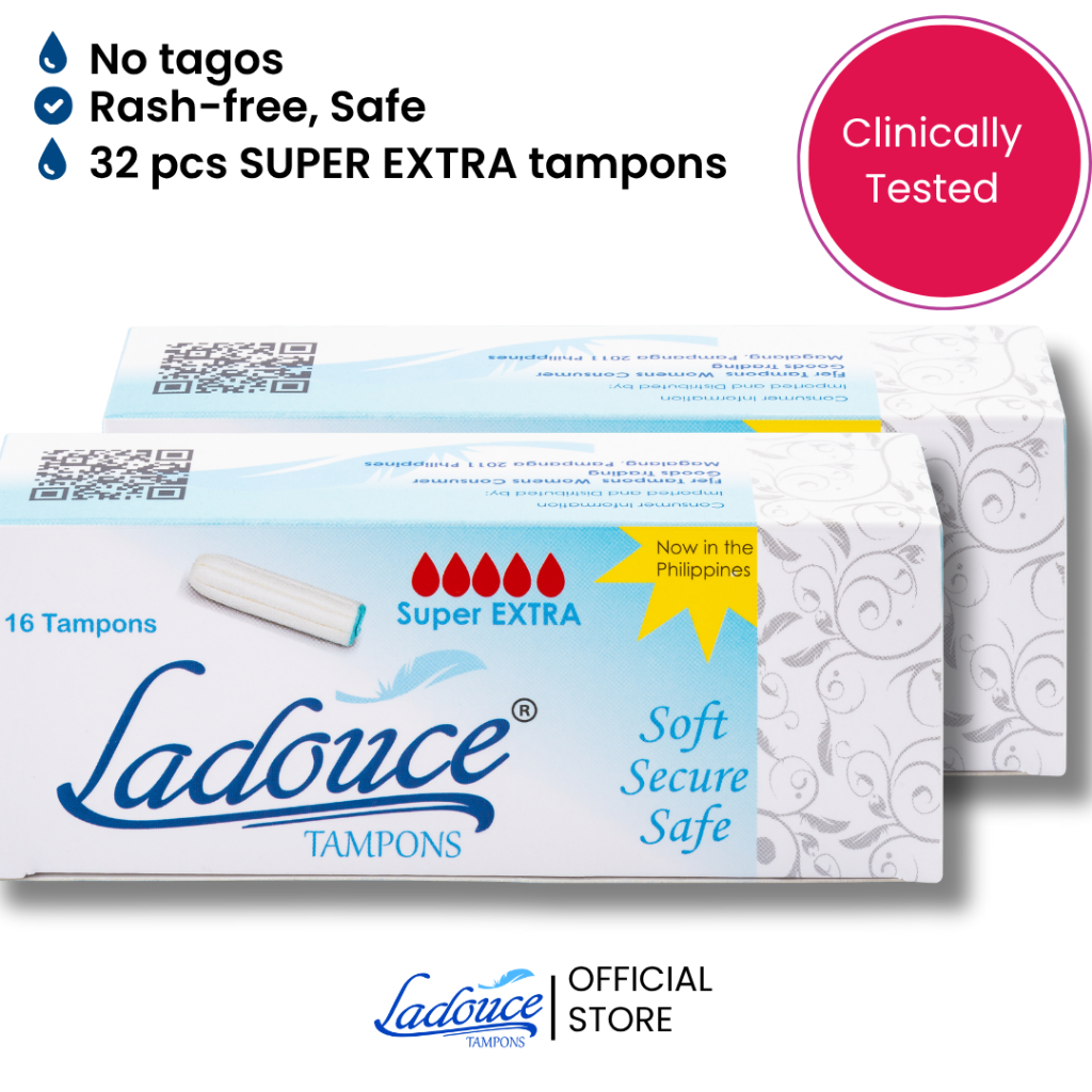 32 Ladouce® SUPER EXTRA Tampons | Highly Absorbent | For Very Heavy ...