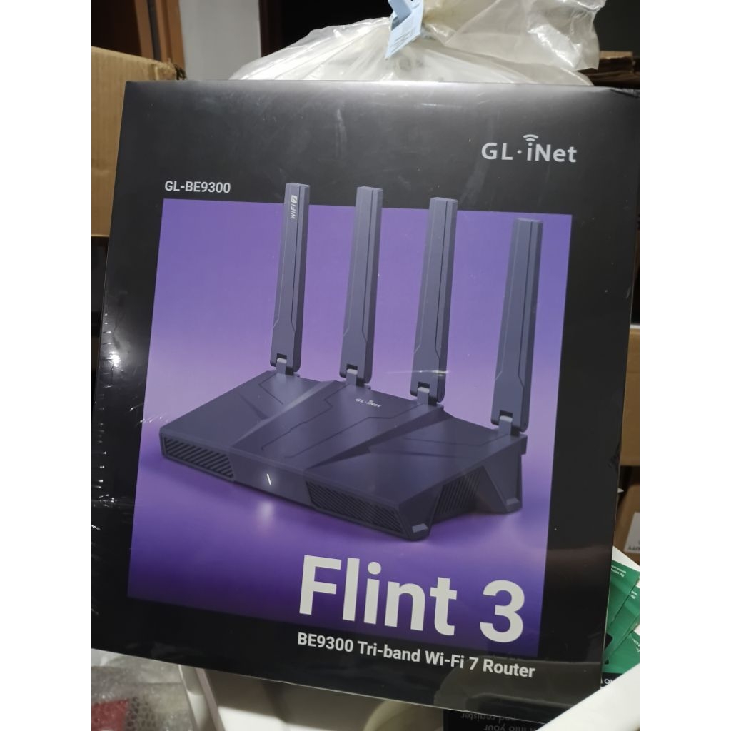GL INET FLINT 3 BE9300 WIFI 7 ROUTER US VERSION VPN INDUSTRIAL LEVEL ...