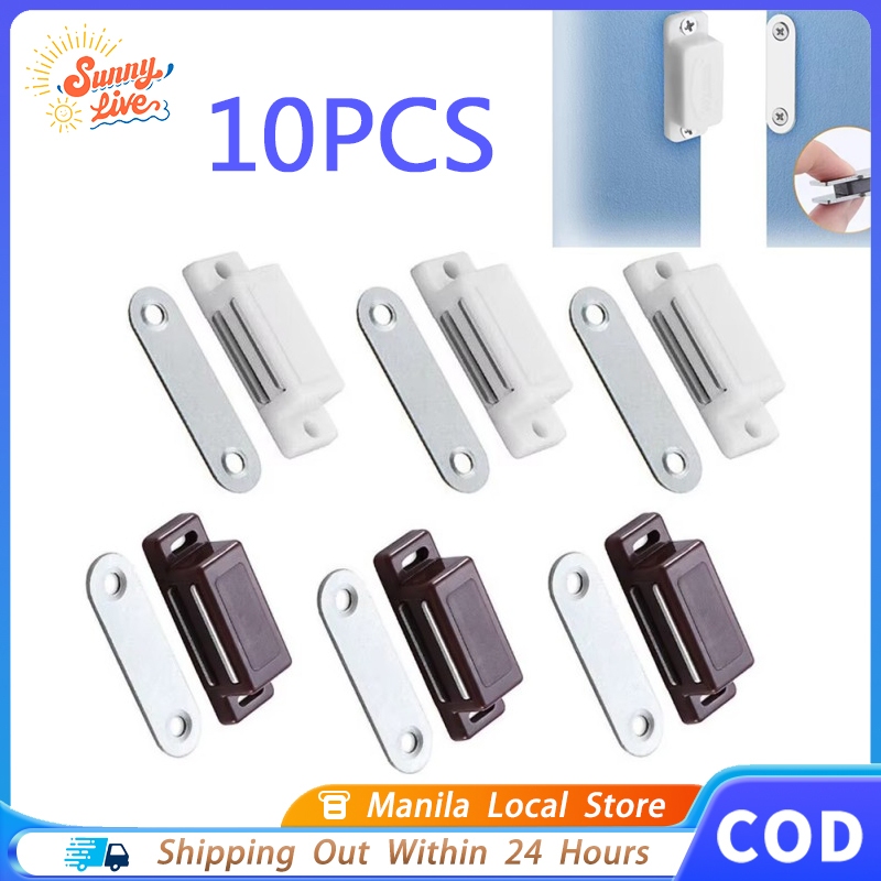 10pcs Strong Magnetic Door Catches For Cabinet Cupboard Drawer Closet ...