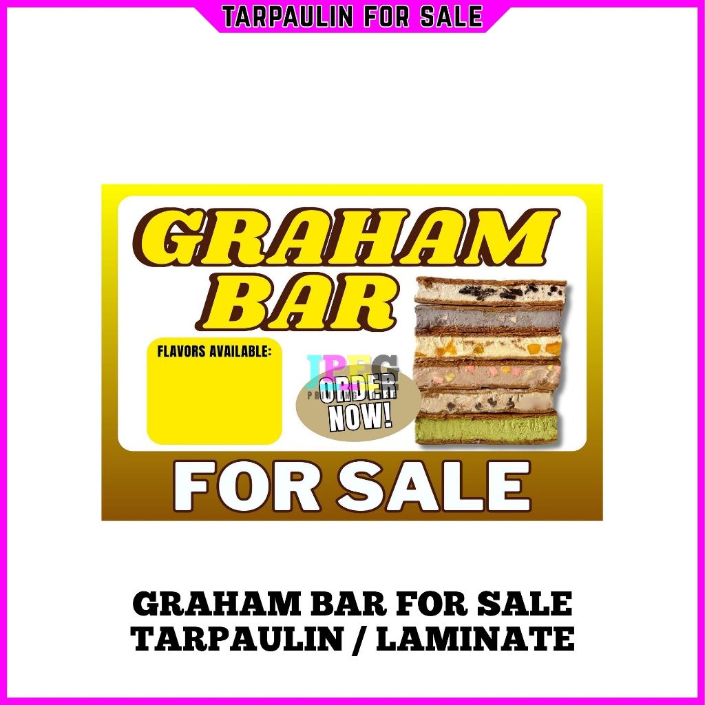 OTP GRAHAM BAR FOR SALE Signage Laminate and Tarp Affordable High ...