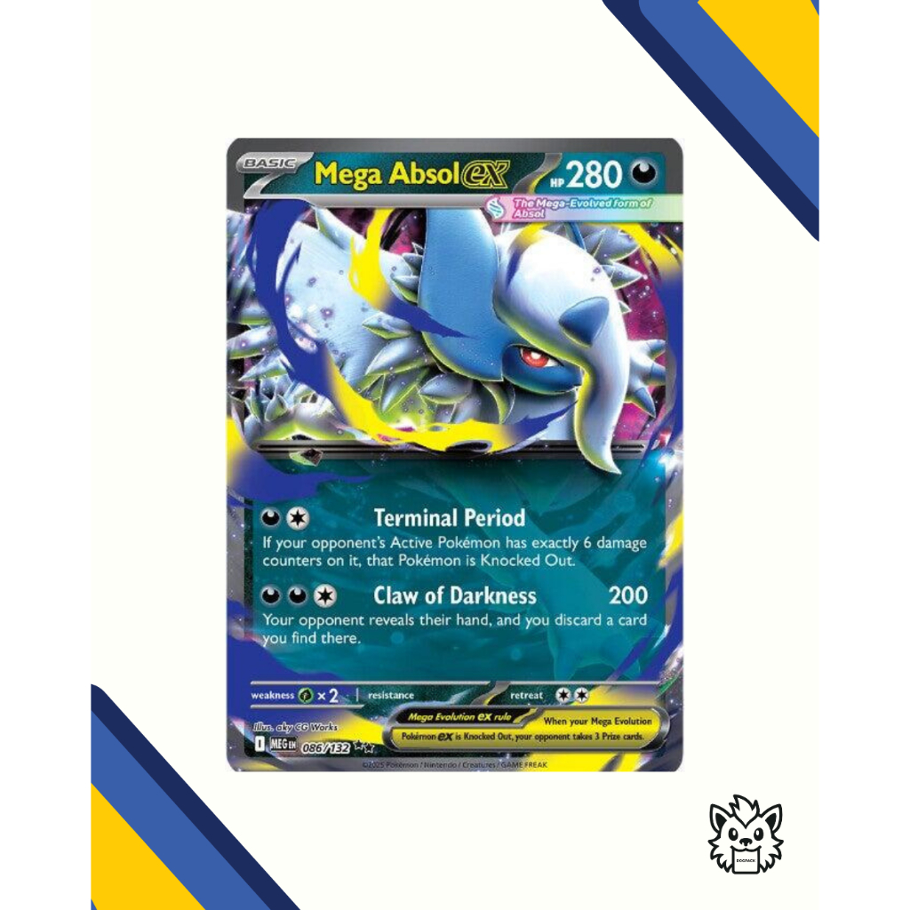 Pokemon TCG: Mega Absol EX - MEG 086/132 | Shopee Philippines