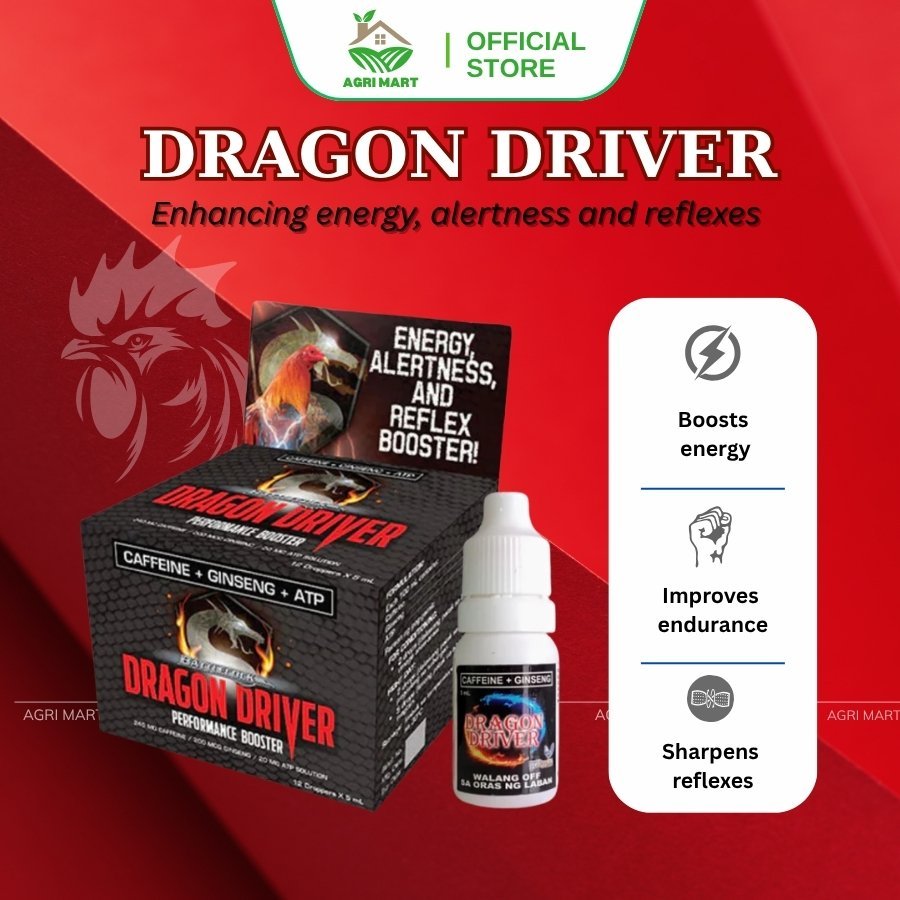 DRAGON DRIVER 10ML – Gamefowl Energy and Alertness Support | Shopee ...