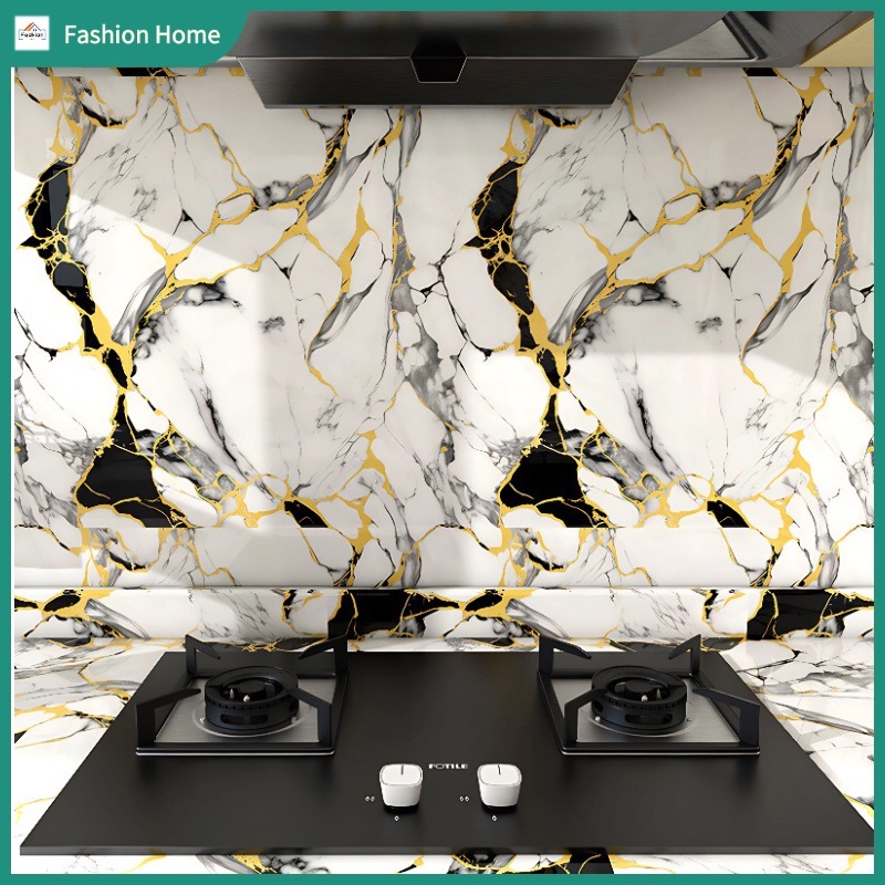PVC Kitchen Self-Adhesive Sticker 60cm × 5m Smooth waterproof surface ...
