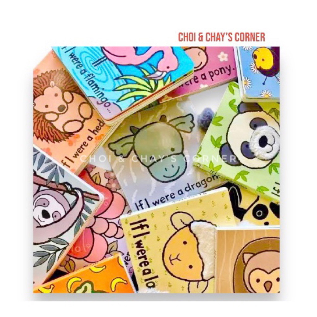 JellyCat If I were a, Touch and Feel Board Book Series | Shopee Philippines