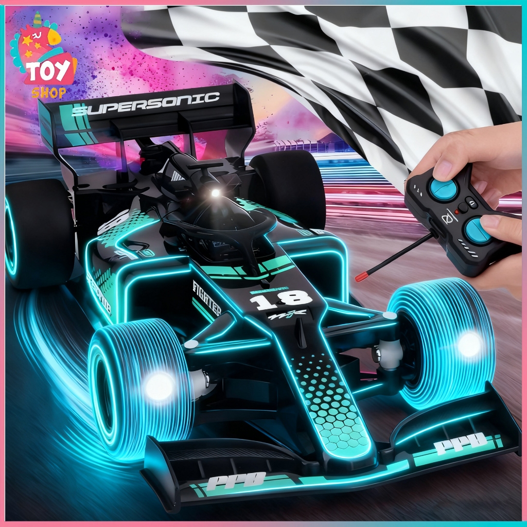 F1 formula Remote Control Car 4WD Rechargeable High Speed RC Drift ...