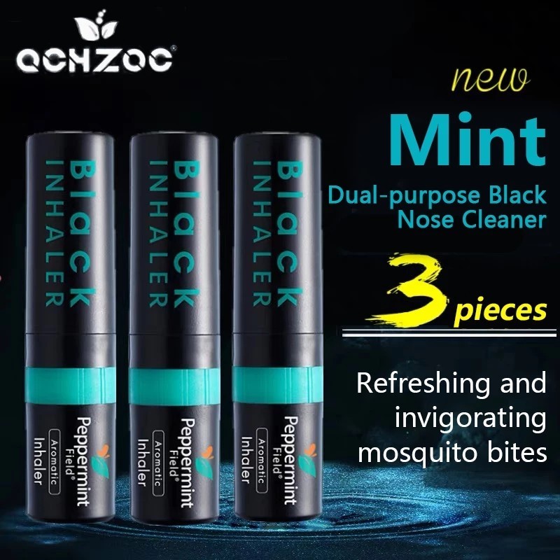 Peppermint Field Mint scented nasal Inhalers Peppermint Black Inhaler ...