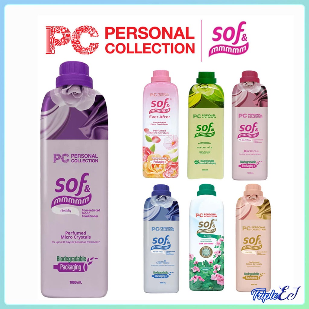 PC SOF& Concentrated Fabric Conditioner 1000mL | Shopee Philippines